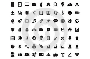 Business and Finance web icons in line style Vector.