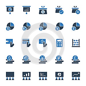 Business & Financial - 25 icons image.