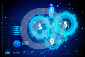 Business Financial Graph Chart Diagram