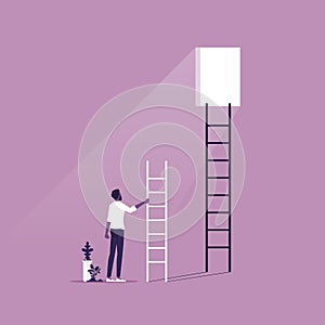 Business finding creative solution vector concept