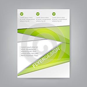 Business flyer template, corporate banner, brochure or cover design