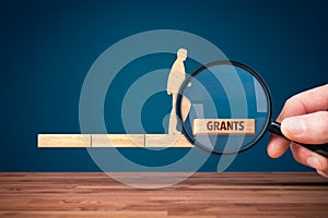 Business focus on grants