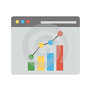 Business forecast Color Vector Icon which can easily modify or edit