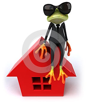 Business frog