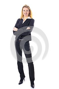 Business Girl standing proud