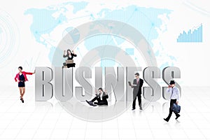 Business global people