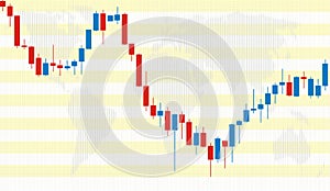 Business graph, Candle