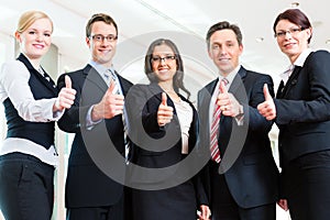 Business - group of businesspeople in office