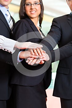 Business - group of businesspeople in office