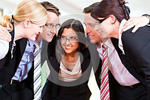 Business - group of businesspeople in office