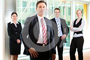 Business - group of businesspeople in office