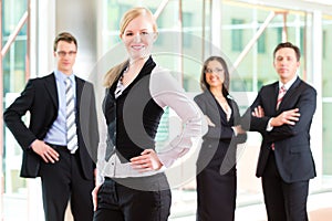 Business - group of businesspeople in office