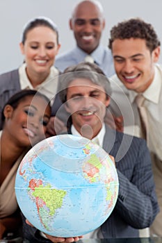 A business group showing ethnic diversity