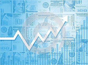 Business Growth Bar Chart Graph