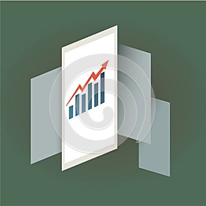 Business growth chart