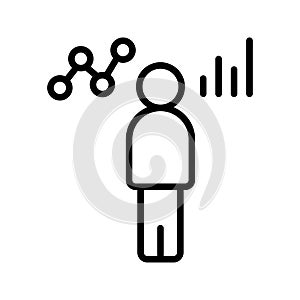 business growth chart icon