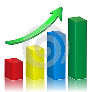 Business growth graph