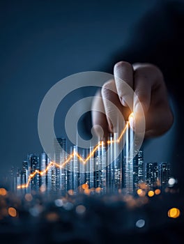 Business growth and urban development analysis through digital graph visualization