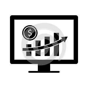 Business growth Vector Icon which can easily modify or edit