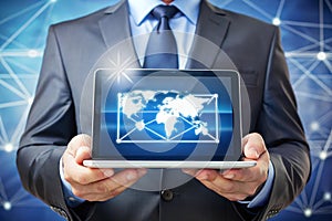 World mail technology in hand