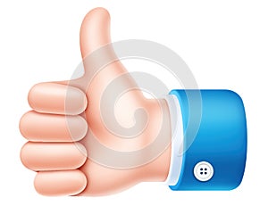 business hand thumbs up sign symbol icon