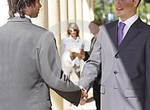 Business handshake