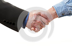 Business handshake