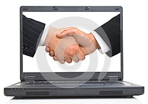 Business handshake