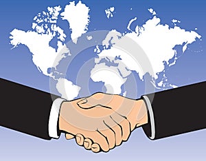 Business handshake
