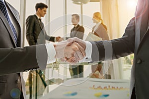 Business handshake