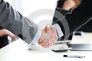 Business handshake