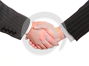 Business handshake deal