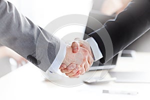 Business handshake