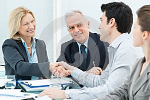 Business Handshake to Seal a Deal
