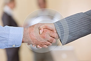 Business handshakes