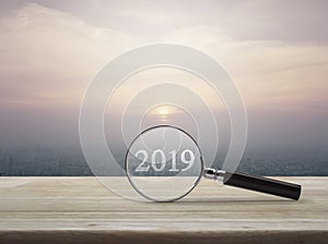 Business happy new year 2019 concept