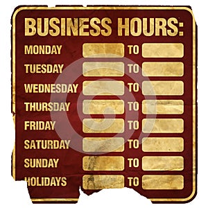 Business Hours Degraded