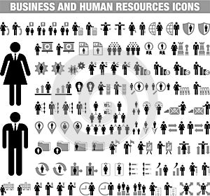 Business and Human Resource icons