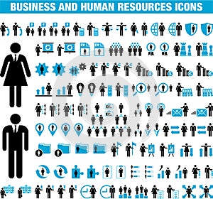 Business and Human Resource icons