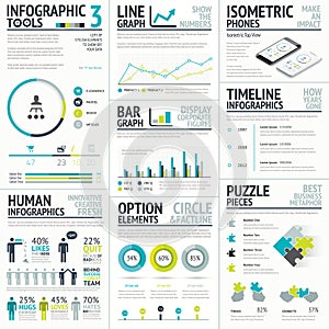 Business and human vector infographic element big