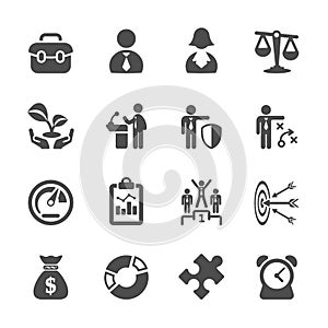 Business icon set 2, vector eps10