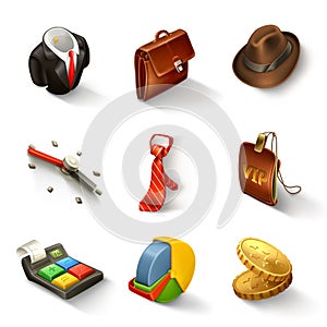 Business icon set