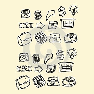 business icon set pack