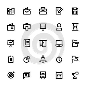 Business Icon Sets Filled Line