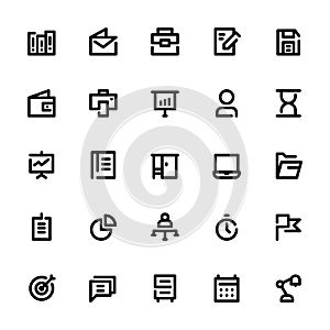 Business Icon Sets Filled Line photo