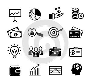 Business icons - productivity, management