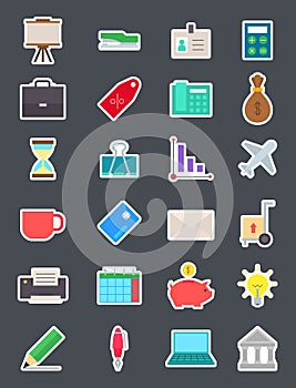 Business icons set