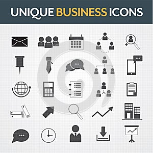 Business icons set