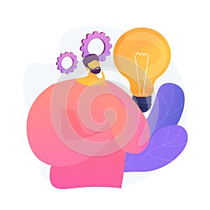 Innovative thinking vector concept metaphor