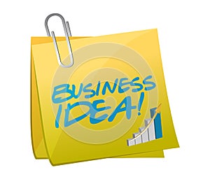 Business idea post illustration design